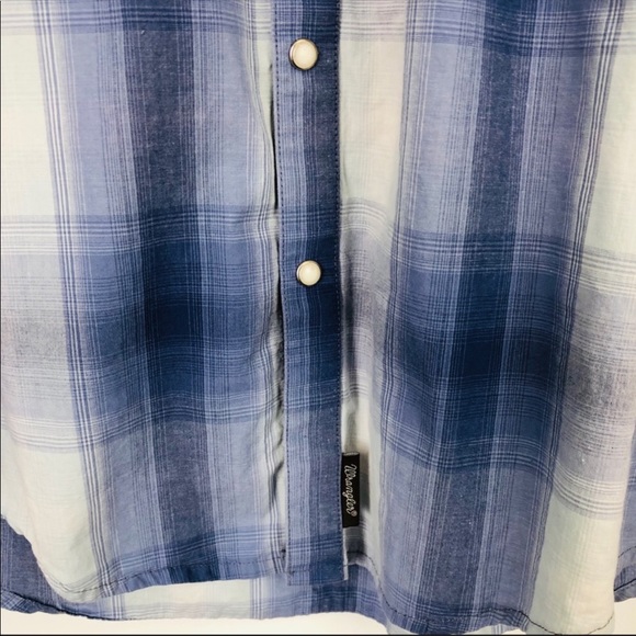 Retro Plaid Long Sleeve Western Pearl Snap Shirt - Picture 4 of 8